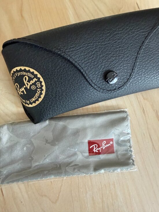 Ray-Ban RB4376F Havana Tortoise Aviator Sunglasses | Brown Gradient Lens | 57mm main image 7
